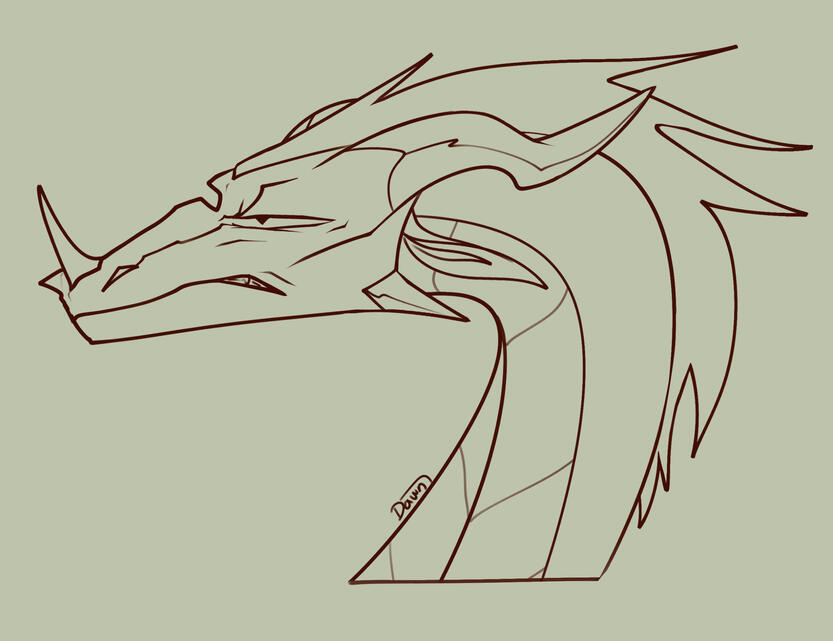 Bust: lineart