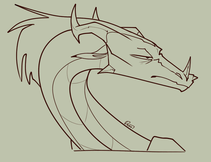 Bust: lineart